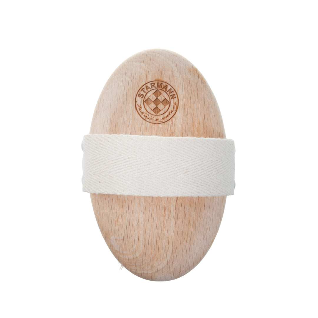 Starmann Körpermassagebürste rechteckig Buche Holzfaser Tampico 5/010K