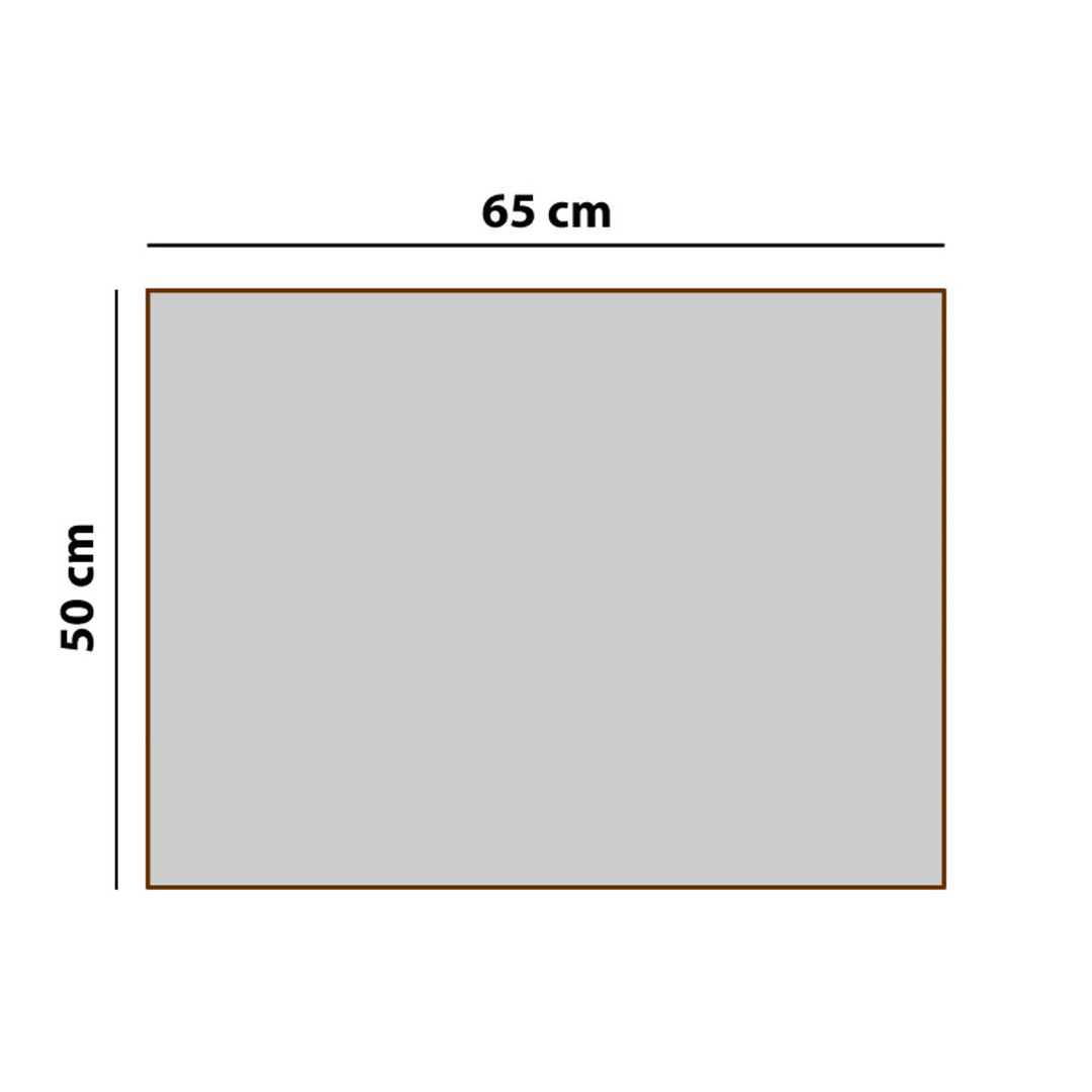 Mestizo - Hondenmatras - Dierenmat - Hondenkussen - 65x50 cm - Maat: S - Bruin