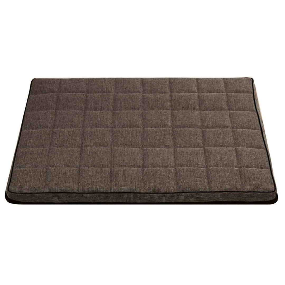 Matelas Mestizo pour chien, 65x50 cm, brun, Leon Checked MLCH-5-BRO-B-S