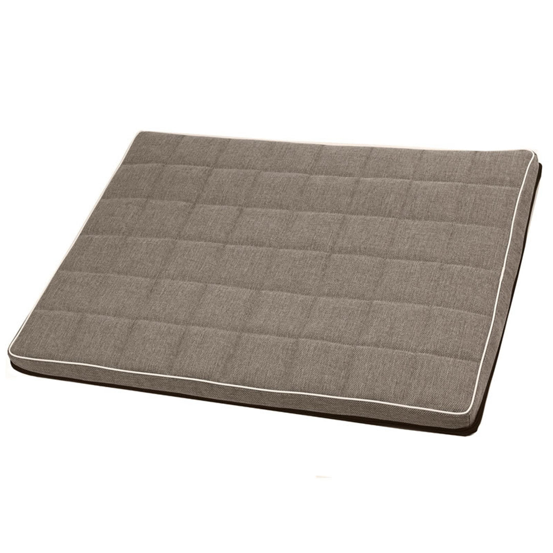 Mestizo Leon Geruit - Hondenmatras - Dierenmat - Hondenkussen - 65x50 cm - Maat: S - Beige met wit