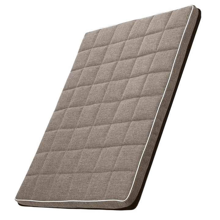 Matelas Mestizo pour chien, 65x50 cm, beige, Leon Checked MLCH-5-BEI-W-S