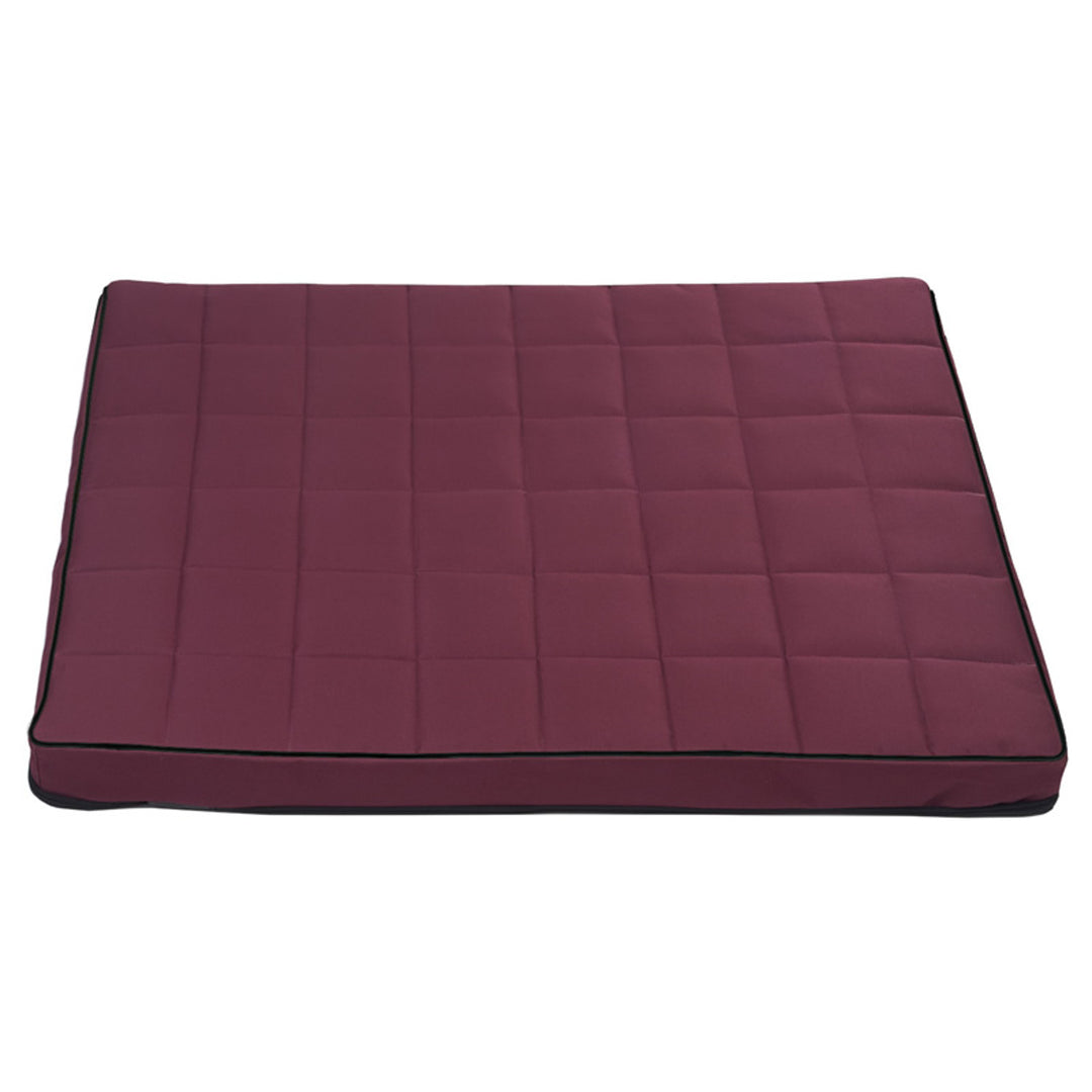 Matelas Mestizo pour chien, 65x50 cm, bordeaux, Vigo Checked MVCH-5-MAR-B-S