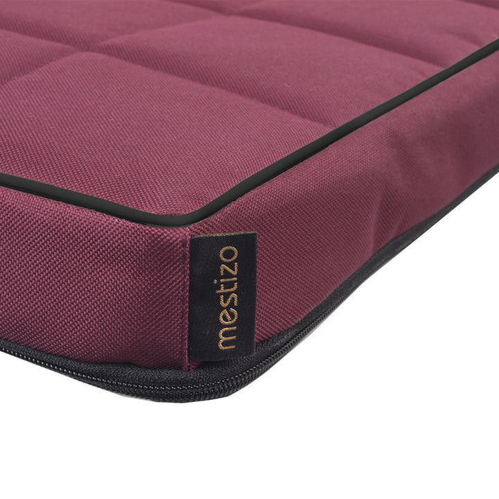 Mestizo dog mattress, 65x50 cm, maroon, Vigo Checked MVCH-5-MAR-B-S