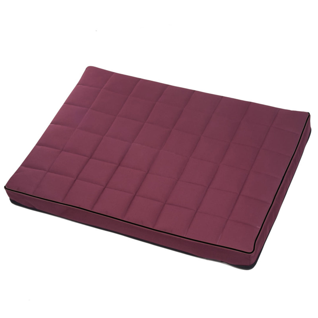 Matelas Mestizo pour chien, 65x50 cm, bordeaux, Vigo Checked MVCH-5-MAR-B-S