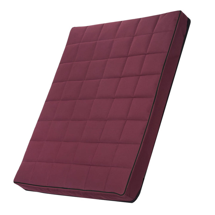 Matelas Mestizo pour chien, 65x50 cm, bordeaux, Vigo Checked MVCH-5-MAR-B-S