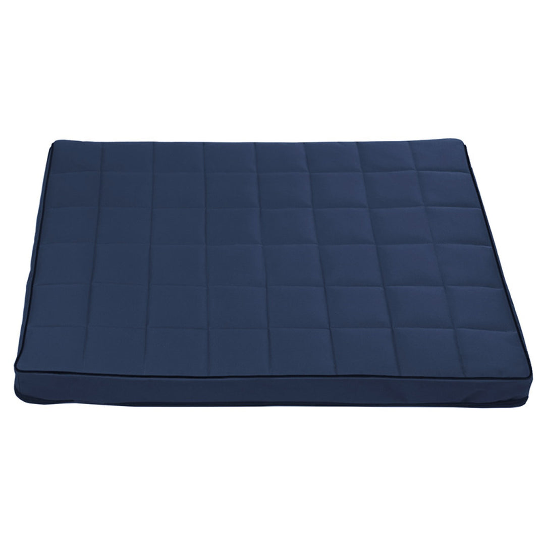 Matelas Mestizo pour chien, 65x50 cm, bleu marine, Vigo Checked MVCH-5-NAV-B-S