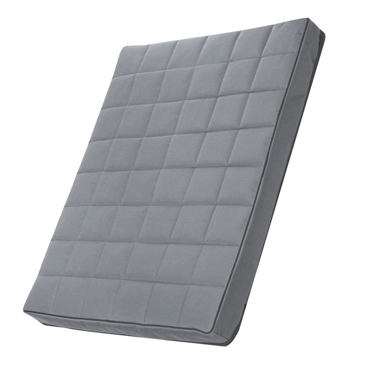 Matelas Mestizo pour chien, 65x50 cm, gris clair, Vigo Checked MVCH-5-GRA-B-S