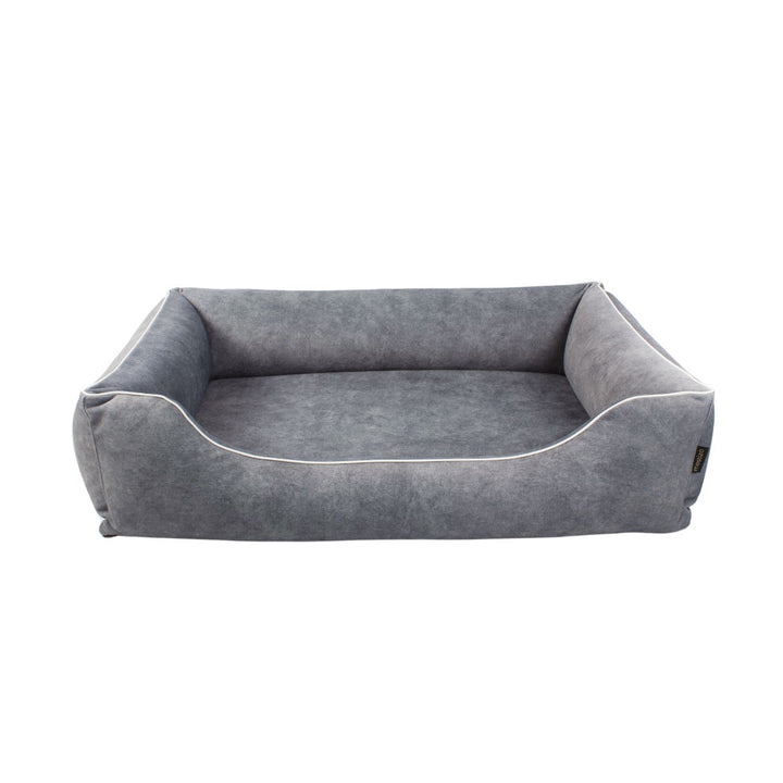 Barcelona Standard TwinFoam 80x60 steel/white sofa bed