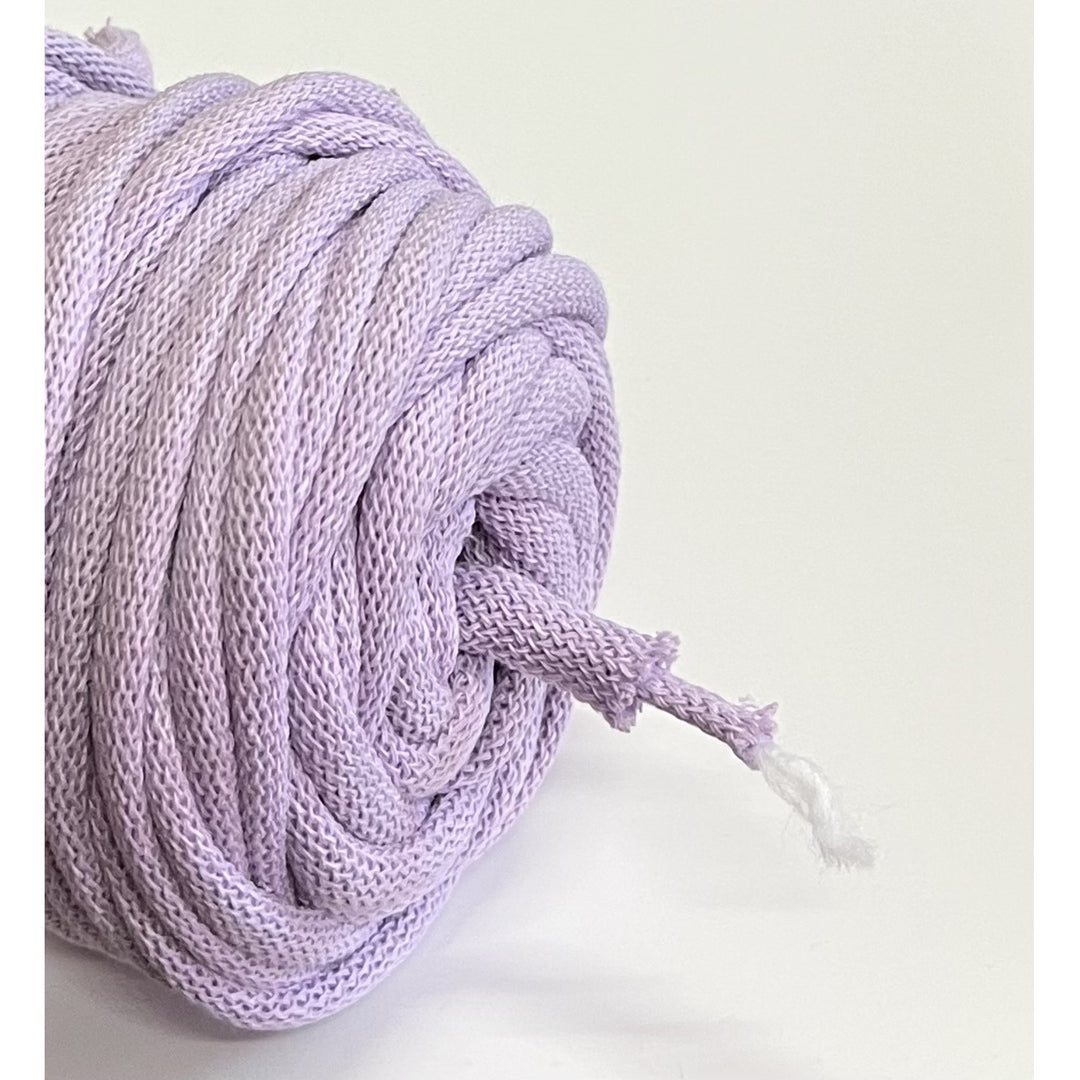 WAS, cordon en coton avec âme en polyester, tressé, 9mm, 50m, lilas