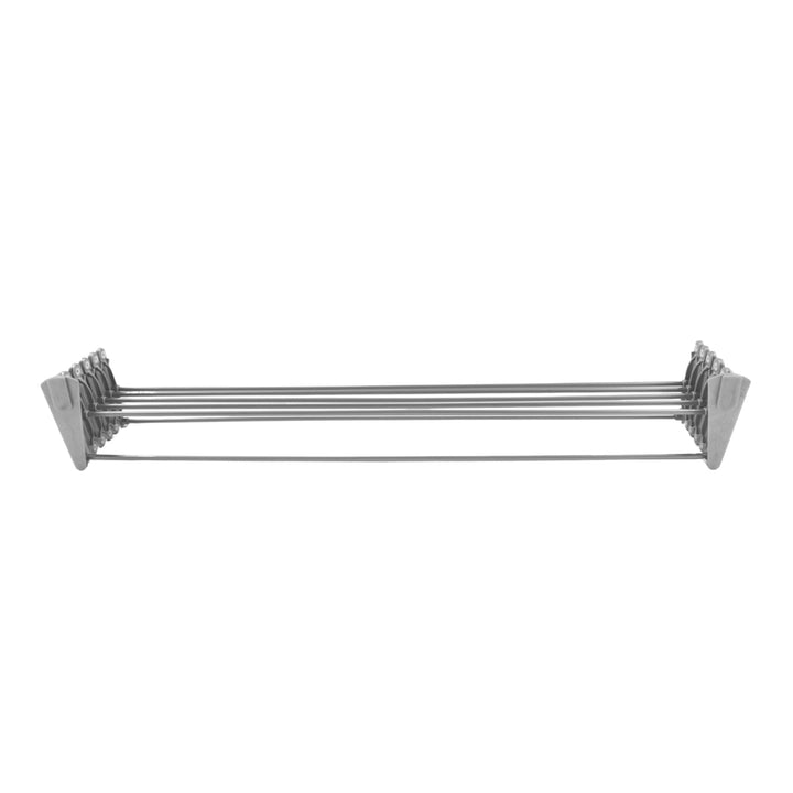 ABJ Wäschetrockner, wandmontiert, klappbar, silber, 90 cm