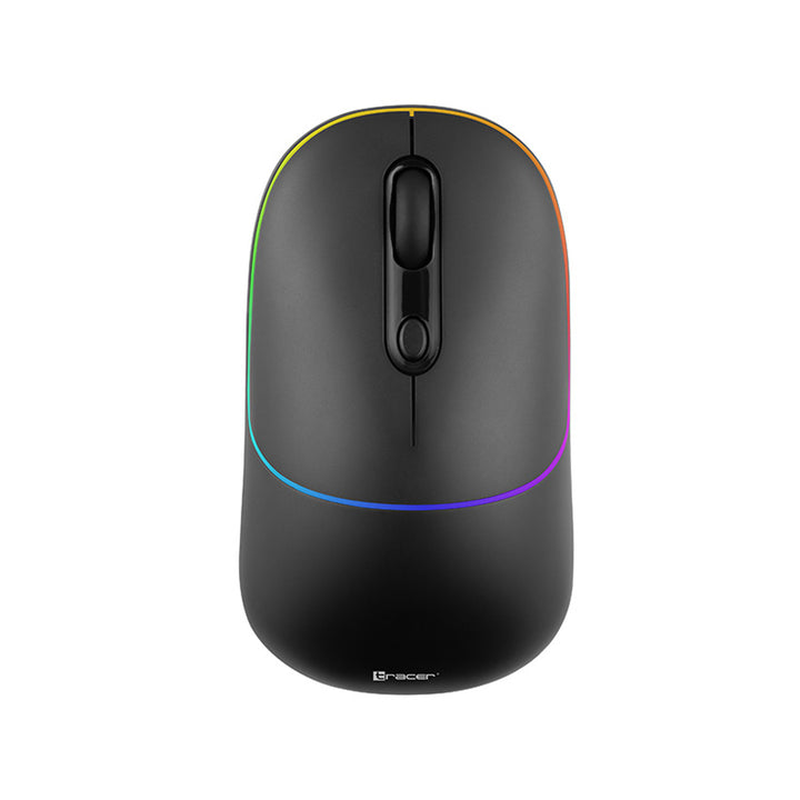 Souris sans fil Tracer, batterie rechargeable 650 mAh, rétroéclairage RGB, Ratero