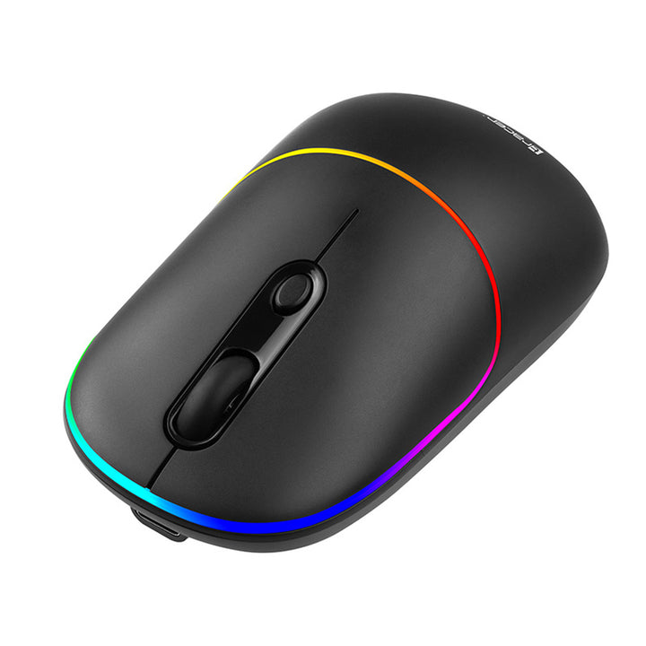 Kabellose Maus Tracer, 650 mAh wiederaufladbare Batterie, RGB-Hintergrundbeleuchtung, Ratero