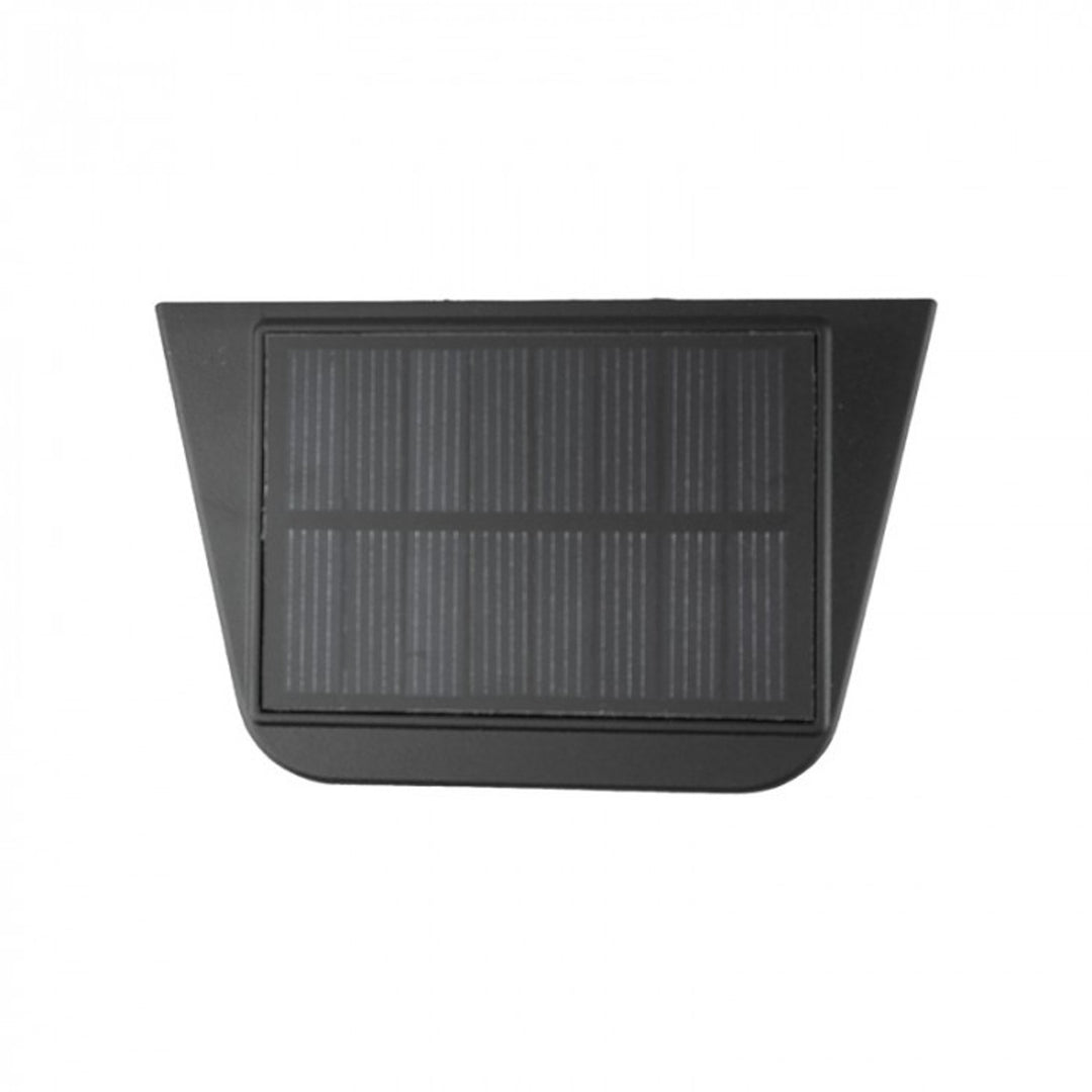 EcoLight Solar LED Luminaire - 20 Lumens, 4000K Cool White, IP64 Waterproof, Black, Model SOE-2