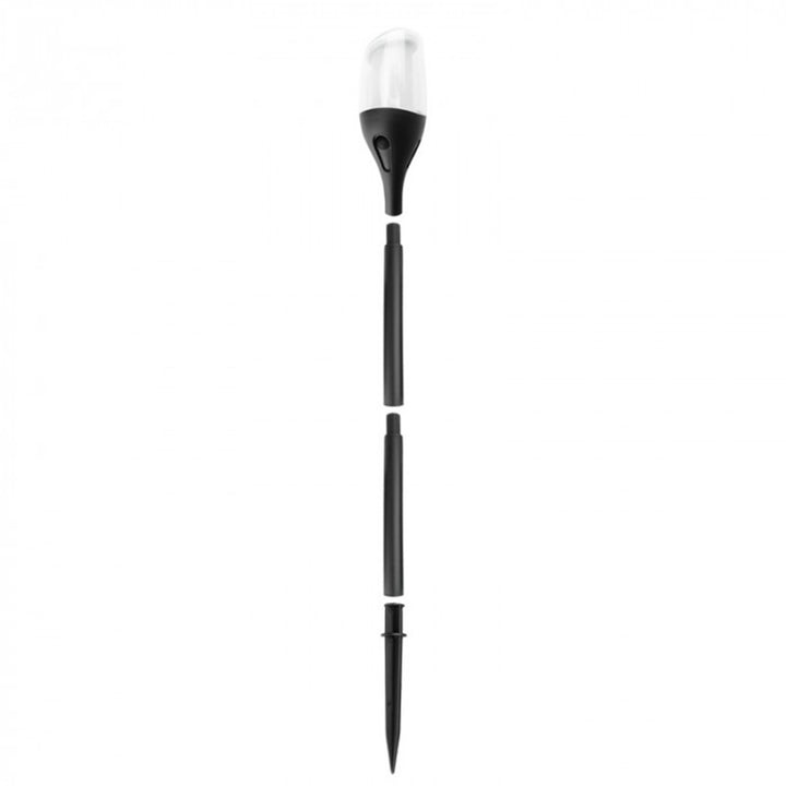 EcoLight Solar LED Garden Post - Flame Effect, 1600K, IP65, Model SSO-1