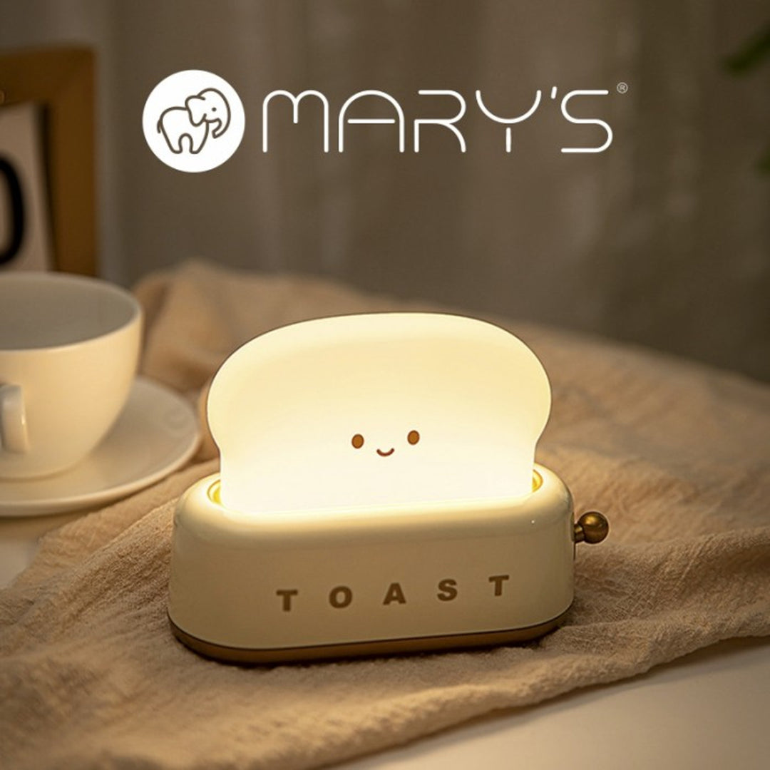 Veilleuse pour enfants Mary's, grille-pain jaune, 3000K, USB, MW20722