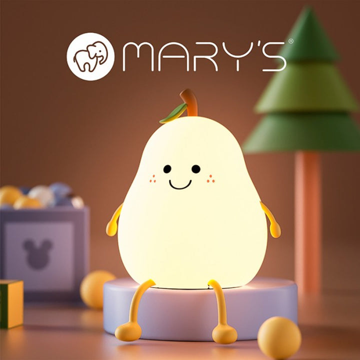 Veilleuse pour enfants Mary's, poire, 3000K, USB, MW20542