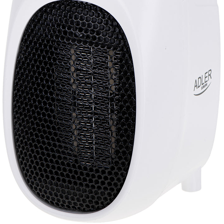 Adler fan heater, timer, 2 levels, 1500W max, white, AD 7749