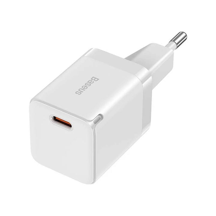 Baseus fast network charger, 30W, USB-C, white, GaN3