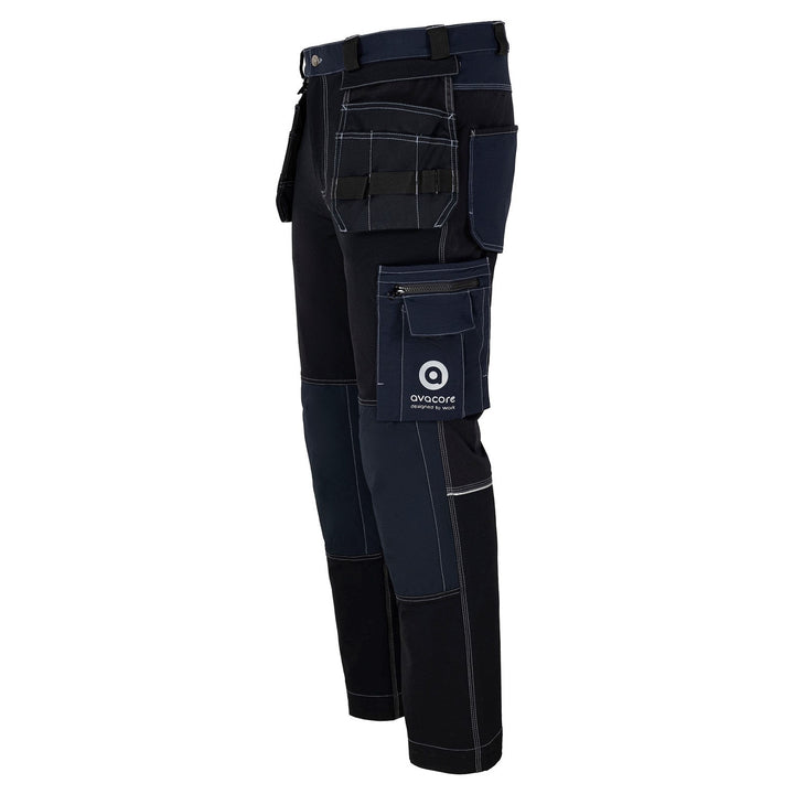 Avacore belt pants, stretch, cordura, black and navy blue, size 46, Avaflex