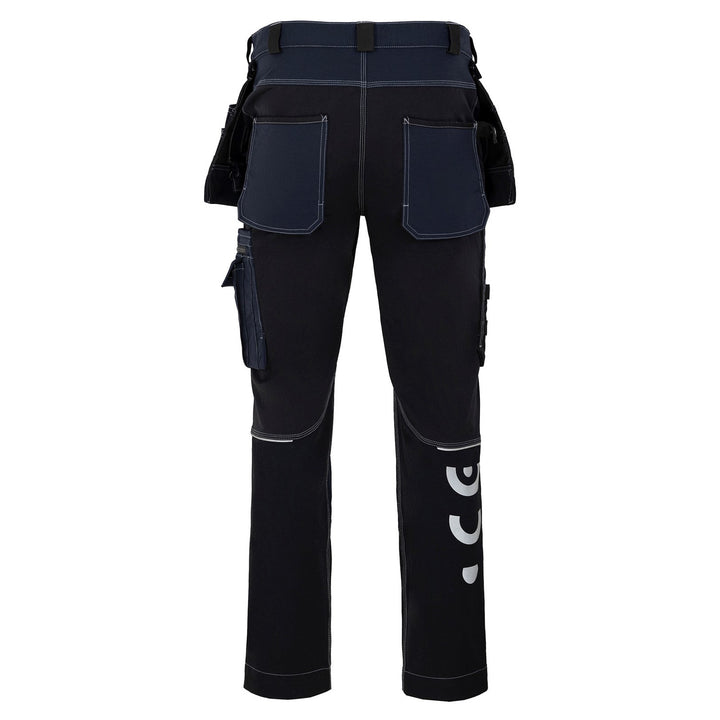 Avacore belt pants, stretch, cordura, black and navy blue, size 48, Avaflex