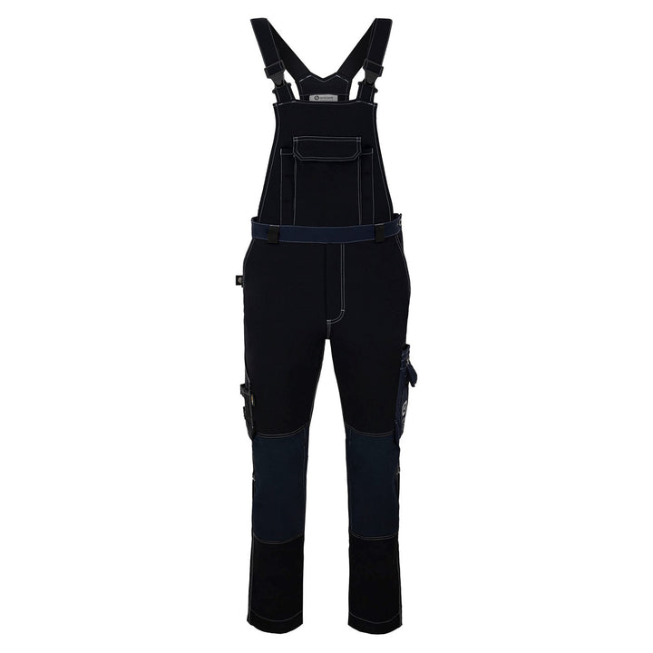 Avacore Latzhose, Stretch, Cordura, schwarz und marineblau, Größe 46, Avaflex