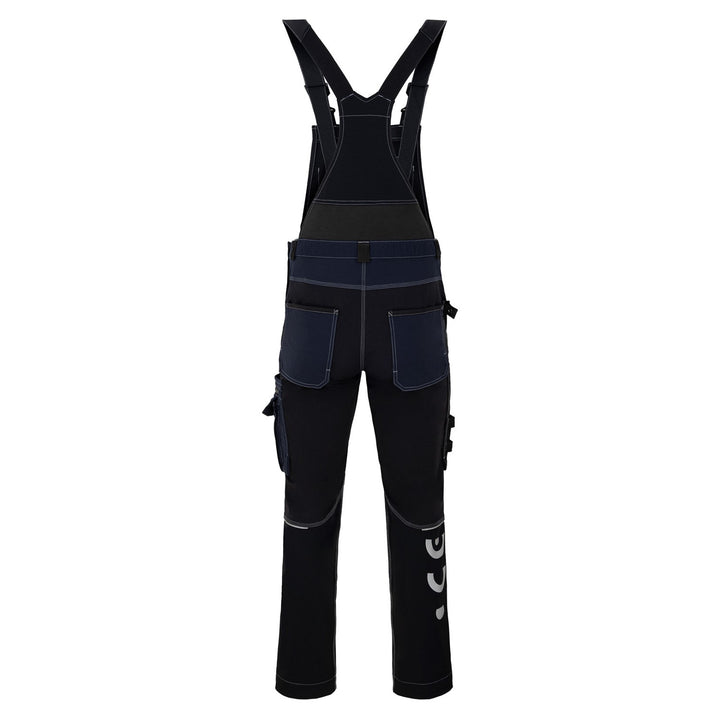 Salopette Avacore, stretch, cordura, noir et bleu marine, taille 50, Avaflex