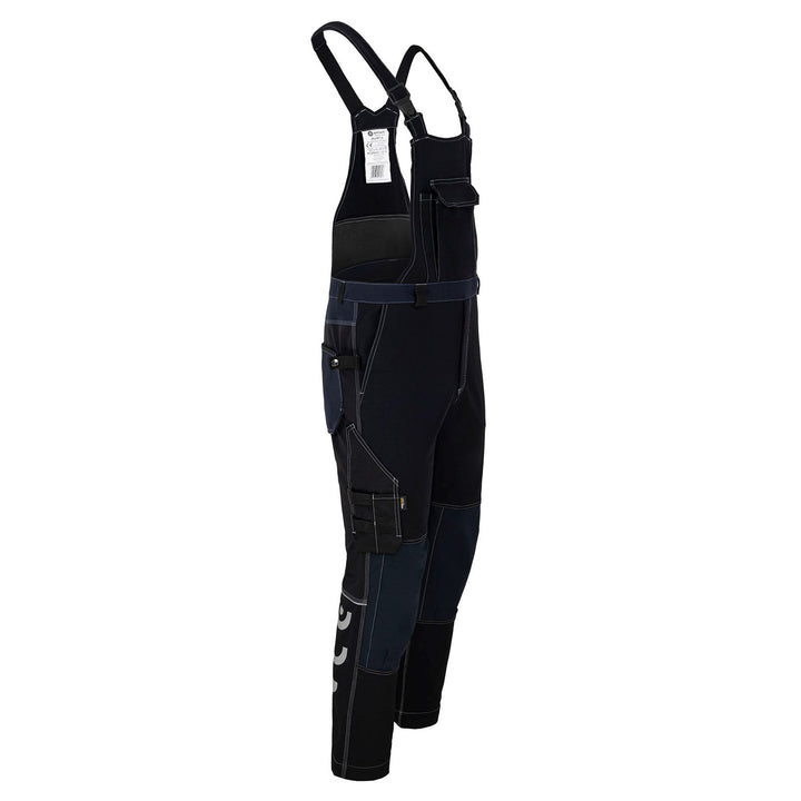 Avacore Latzhose, Stretch, Cordura, schwarz und marineblau, Größe 52, Avaflex