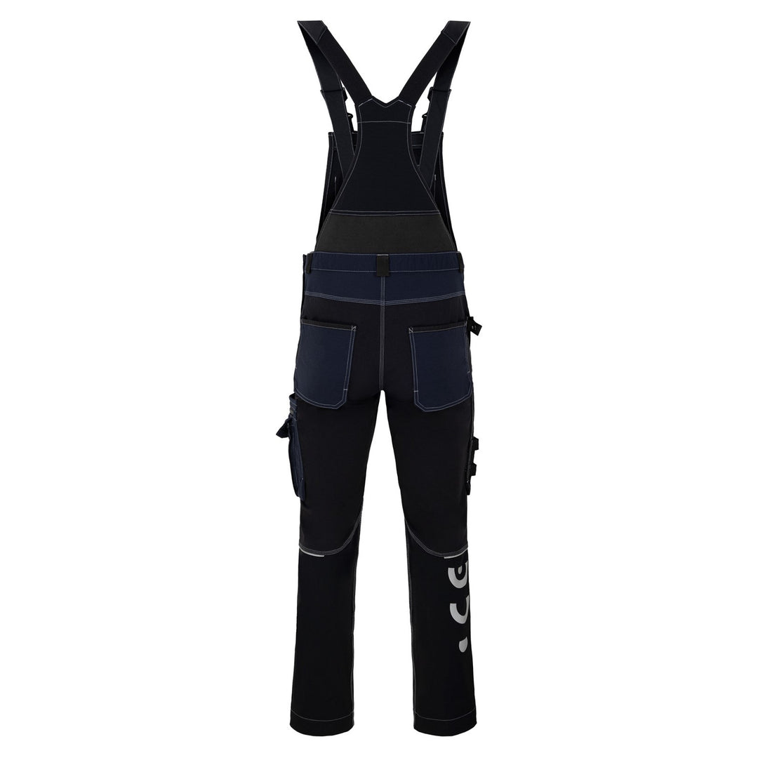 Avacore Latzhose, Stretch, Cordura, schwarz und navy blau, Größe 60, Avaflex