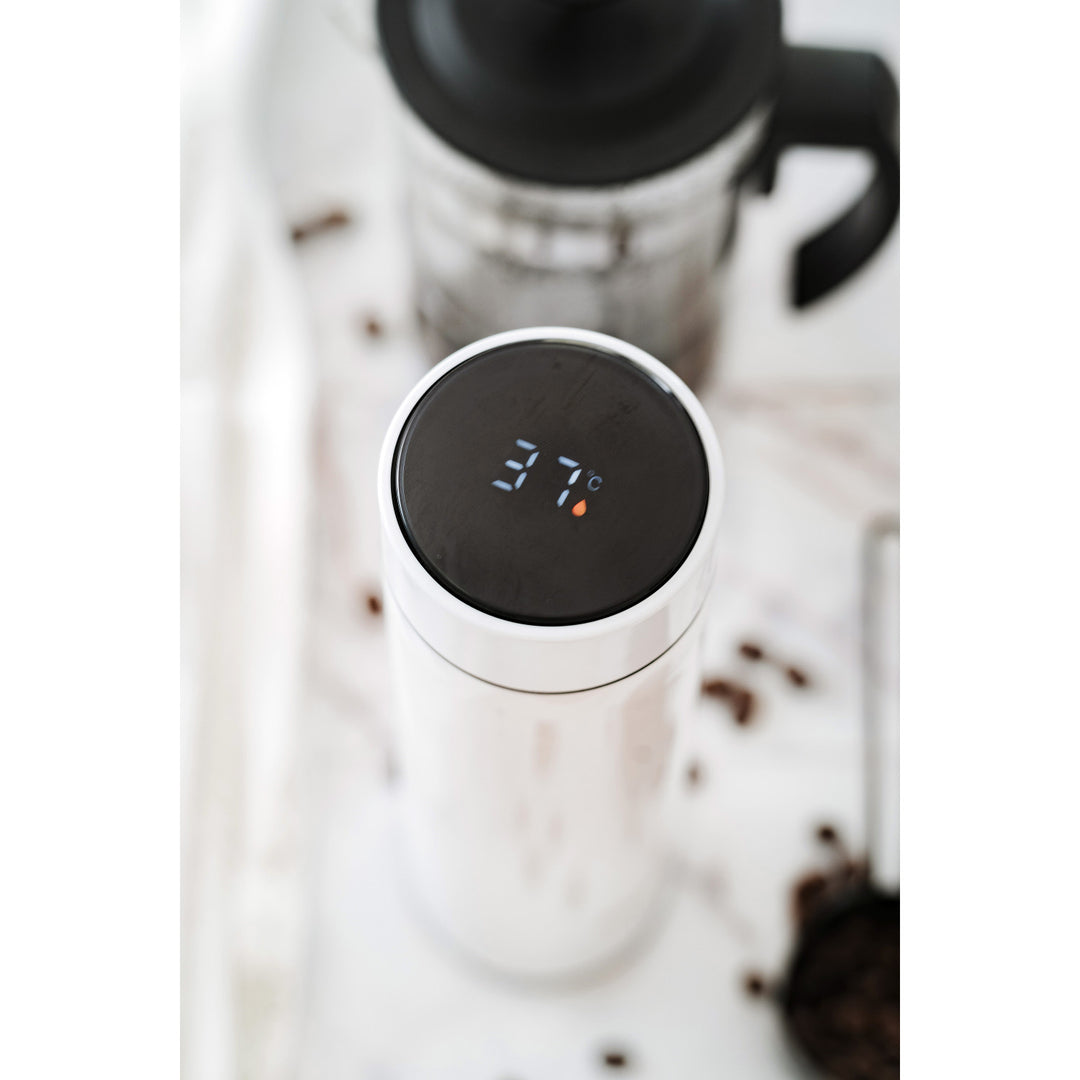 Adler thermos flask, LED touchscreen display, 473 ml capacity, white, AD 4506