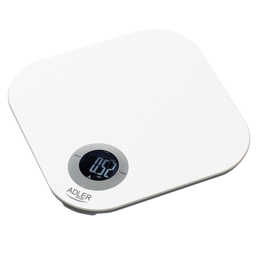 Adler kitchen scale, tempered glass, LCD display, up to 10 kg, AD 3180