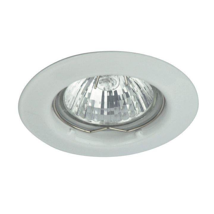 Rabalux Luminaria empotrable, IP20, Color blanco, GU5.3, 12V, Foco reflector