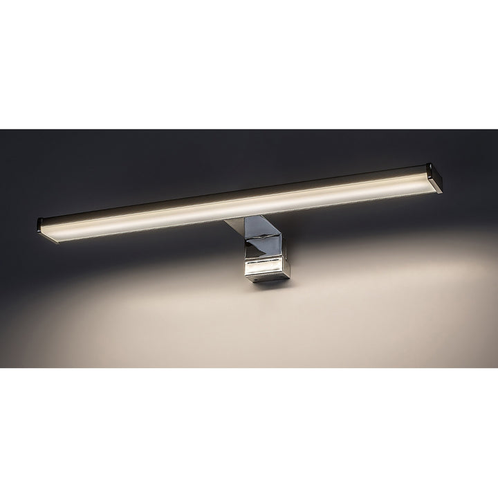 Rabalux bathroom lamp, 8W LED, IP44, chrome design, Levon