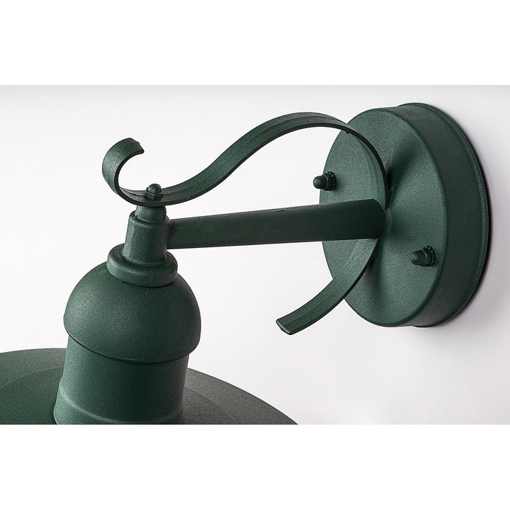 Rabalux wall lamp, outdoor, IP44, E27, max 60W, green, Oslo