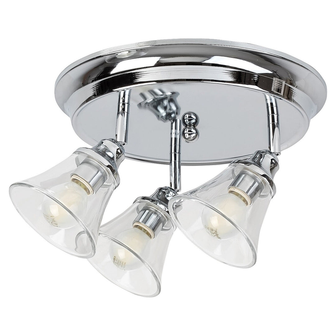 Rabalux ceiling lamp, bathroom, IP44, 3 sockets E14, max 40W, chrome, Antoine