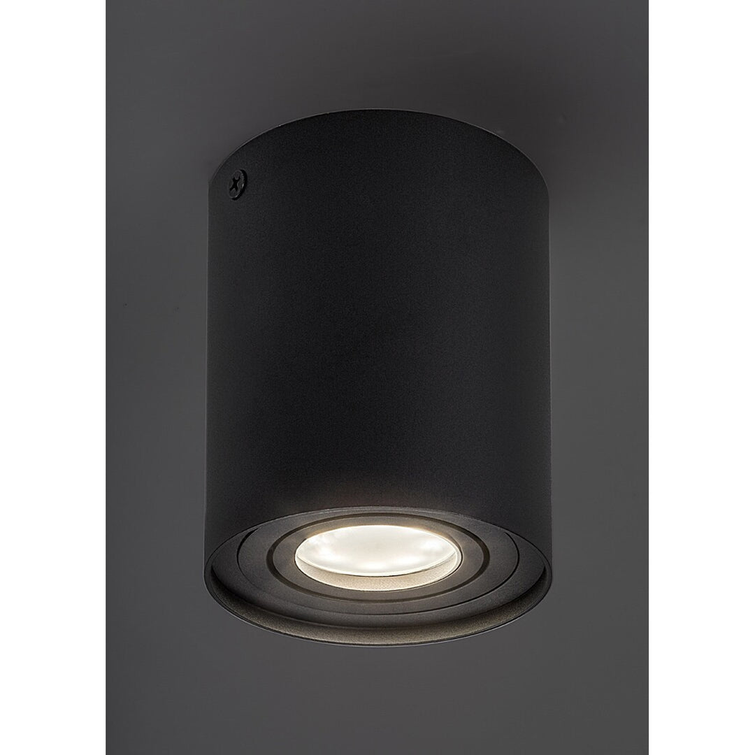 Rabalux ceiling lamp, surface mounted, GU10, IP20, black, Cobald