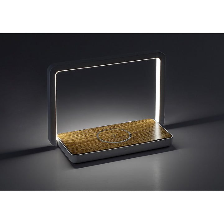 Rabalux desk lamp, 4W LED, QI inductive charger, Buldus