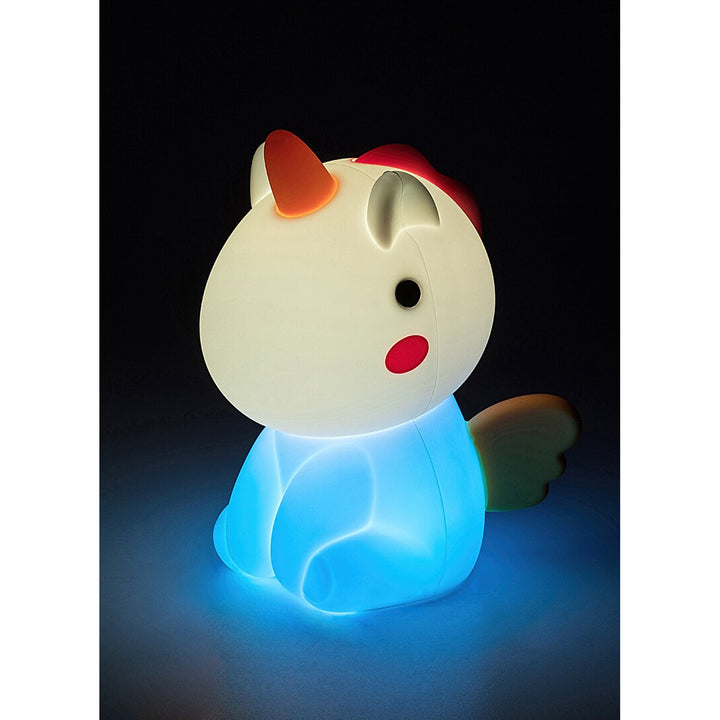 Rabalux Lámpara infantil, Luz de noche Unicornio, LED RGB, Color blanco cálido, IP20, Unicoo