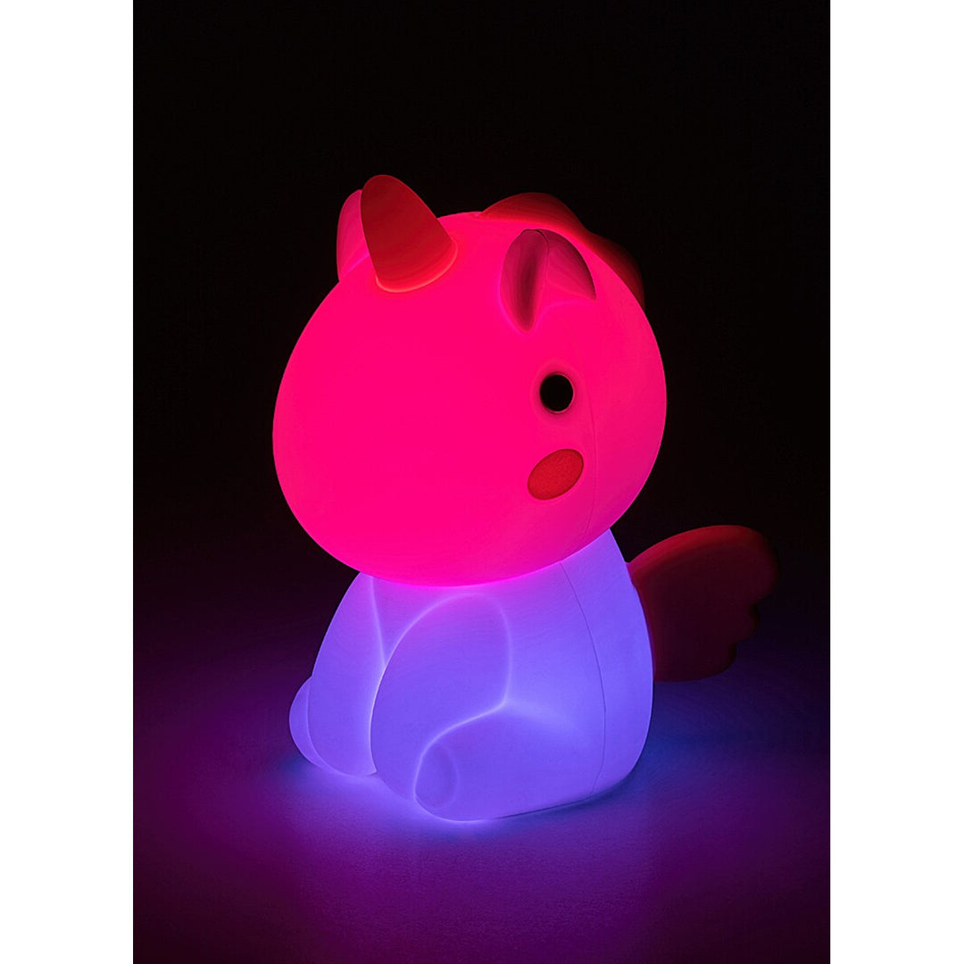 Rabalux Lámpara infantil, Luz de noche Unicornio, LED RGB, Color blanco cálido, IP20, Unicoo