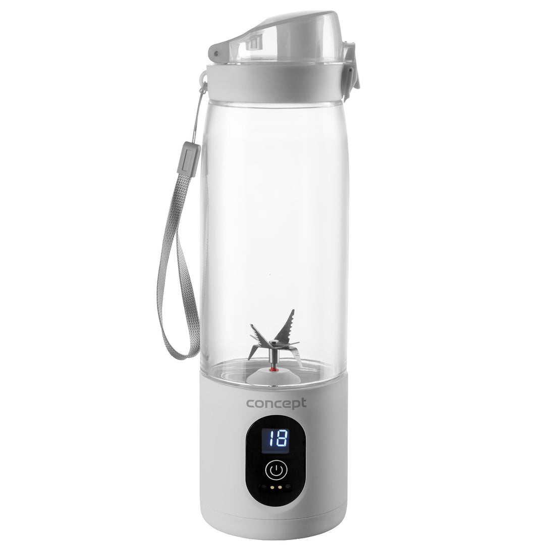 Concept personal blender, 600 ml, rechargeable Li-Ion, white, FitMaker SM4000