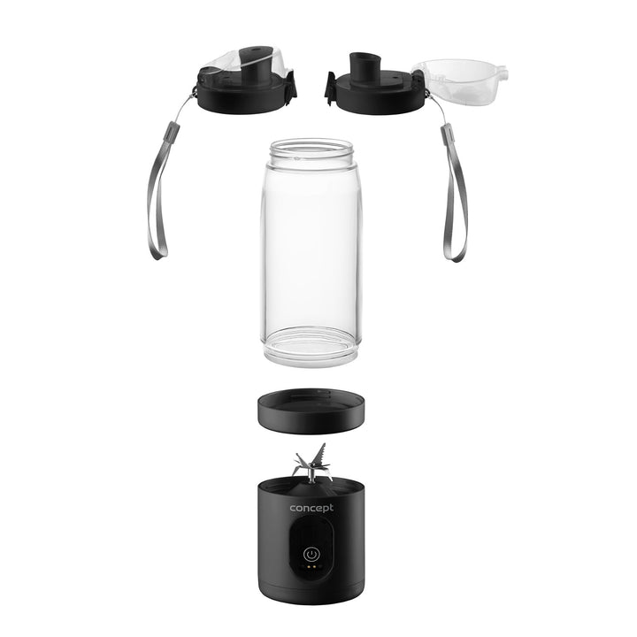 Concept personal blender, 600 ml, rechargeable Li-Ion, black, FitMaker SM4001