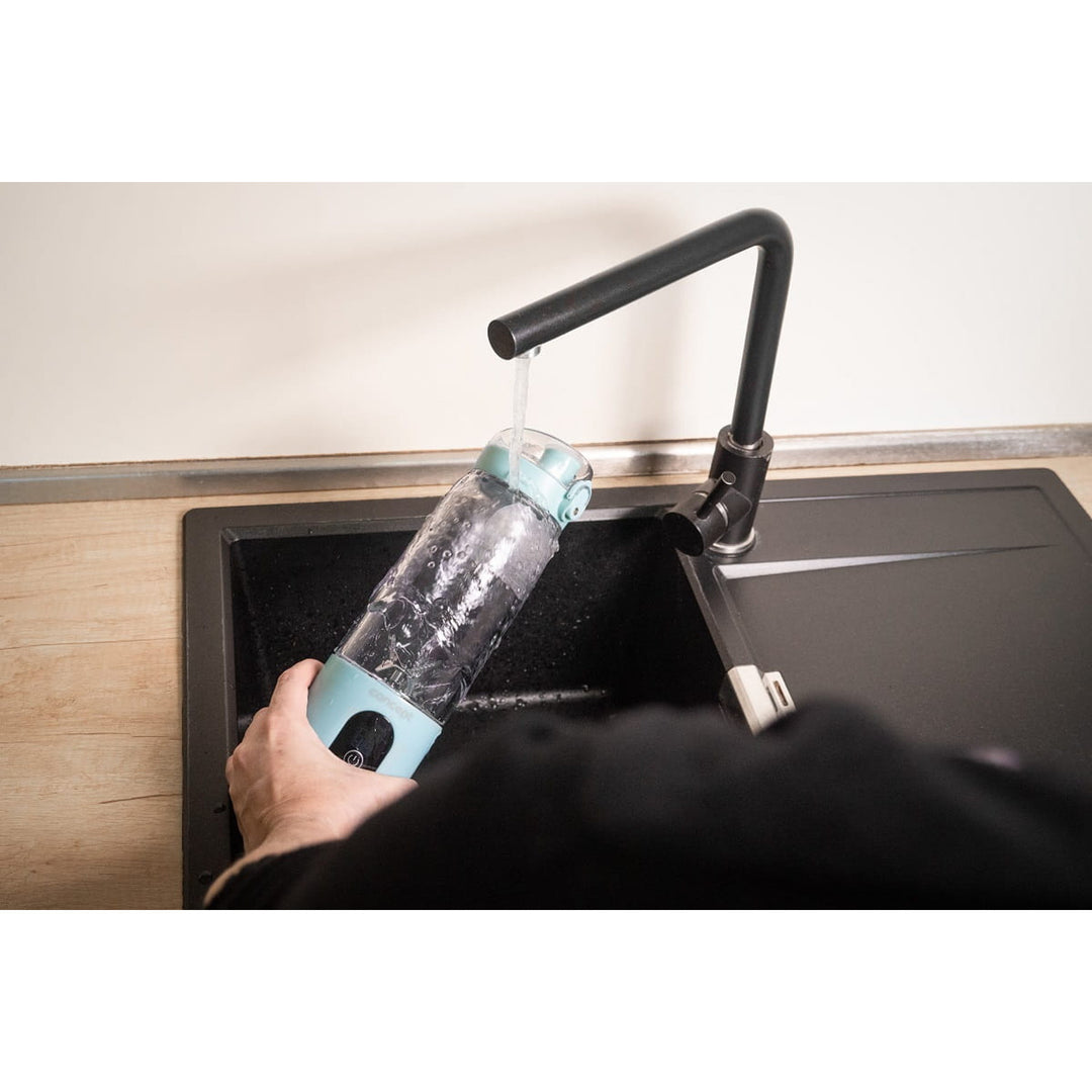 Concept SM4002 Mixeur personnel  600 ml, rechargeable Li-Ion, bleu, FitMaker