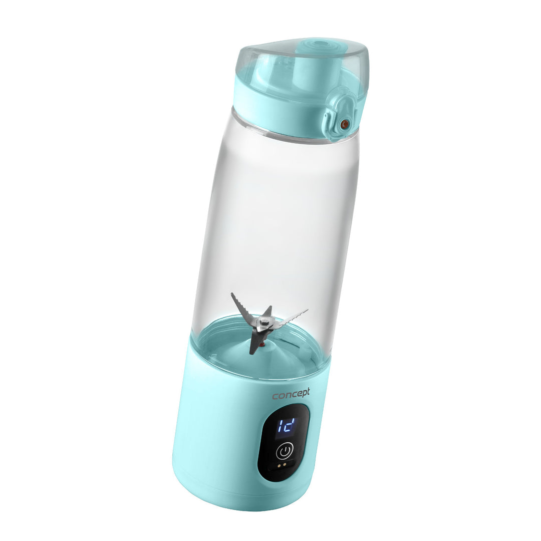 Concept SM4002 Mixeur personnel  600 ml, rechargeable Li-Ion, bleu, FitMaker