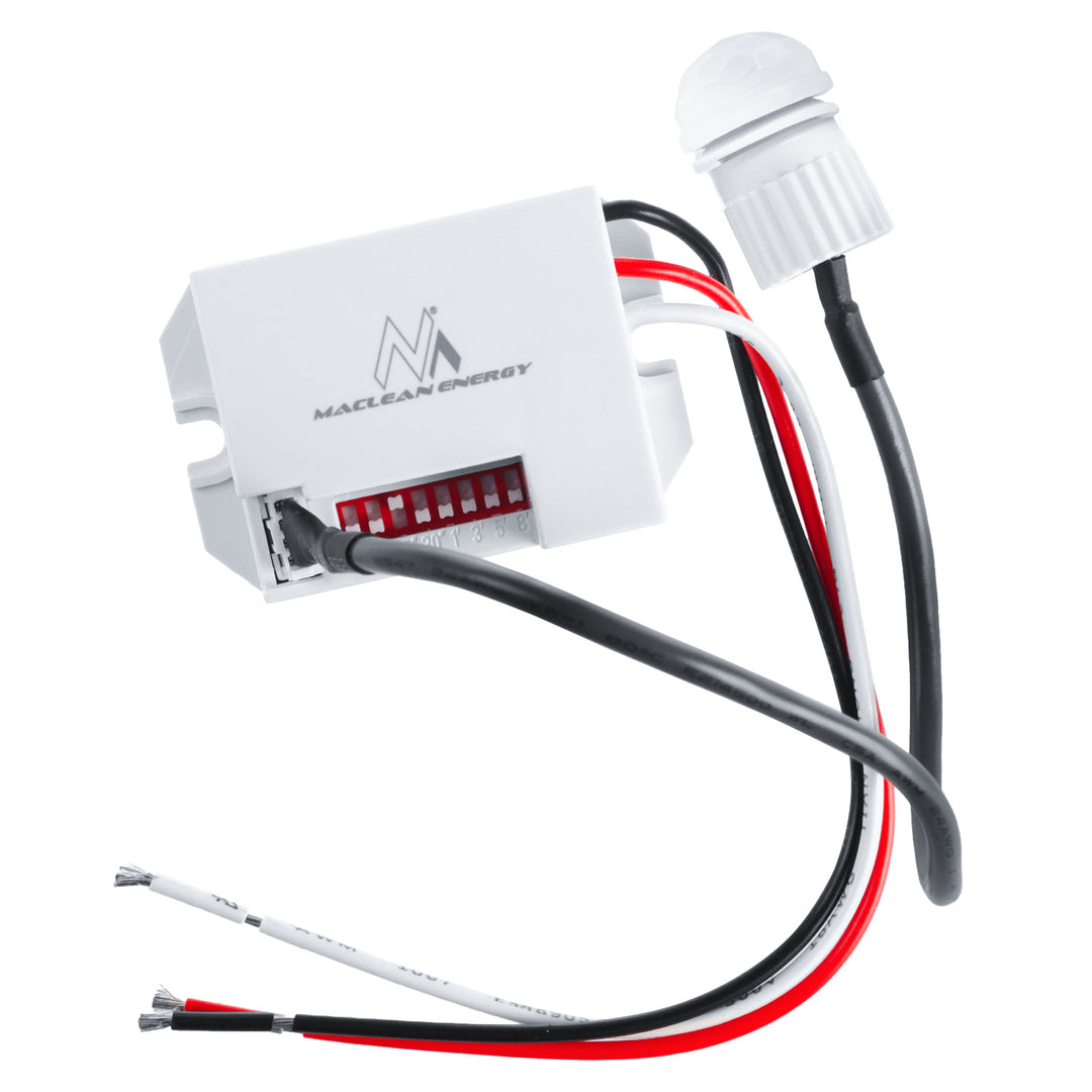 Maclean PIR bewegingsmelder, met externe sensor, 12-24V DC, 360°, MCE32 V