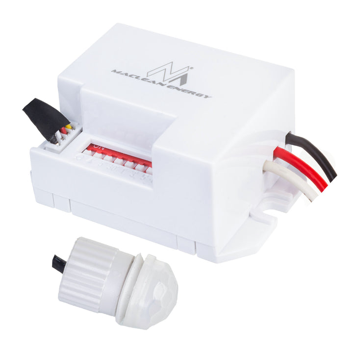 Maclean PIR bewegingsmelder, met externe sensor, 12-24V DC, 360°, MCE32 V