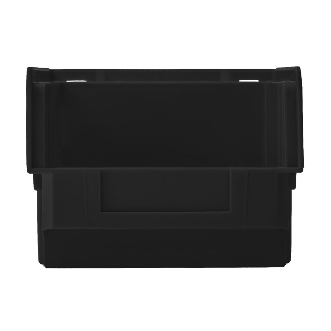 Stabibox 1 Black Workshop Storage Tray – Compact, Stackable, and Durable Tool Organizer