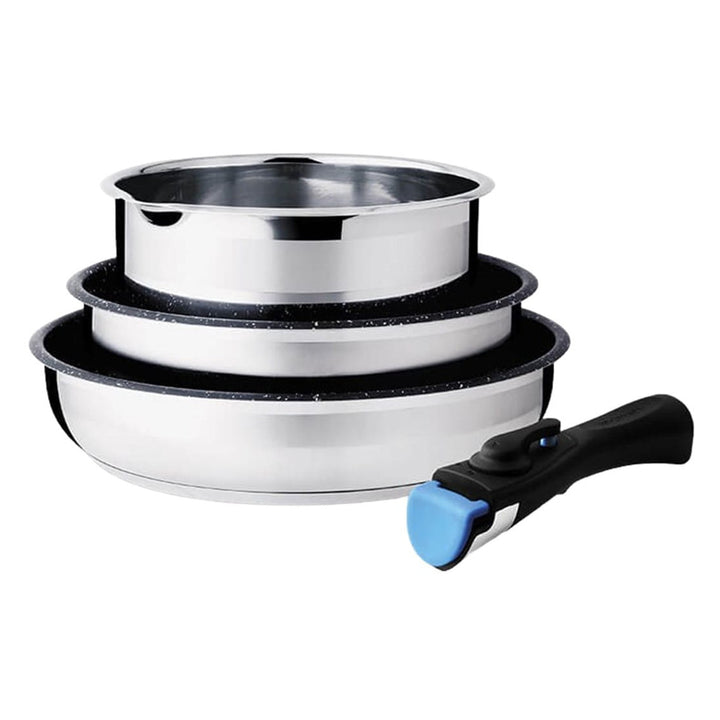 Maestro set, 2 pans, saucepan, detachable handle, MR-3529-4