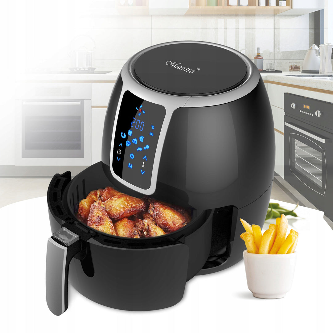 Maestro greaseless fryer, 1500W, 3.7L, black, MR-756