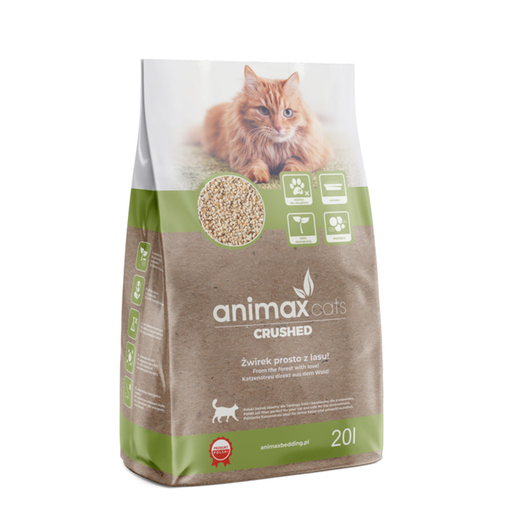 Clumping litter, classic, crushed, 20 liters, Animax