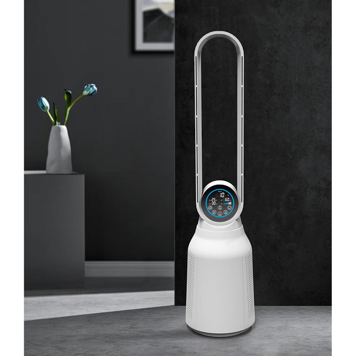 Plasma bladeless column fan and Air Essence LevanteLift air purifier with ionization function