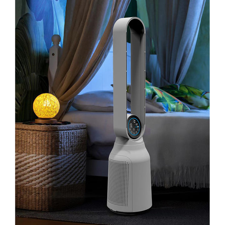 Plasma bladeless column fan and Air Essence LevanteLift air purifier with ionization function